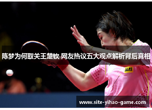 陈梦为何取关王楚钦 网友热议五大观点解析背后真相 陈梦为何取关王楚钦 网友热议五大观点解析背后真相